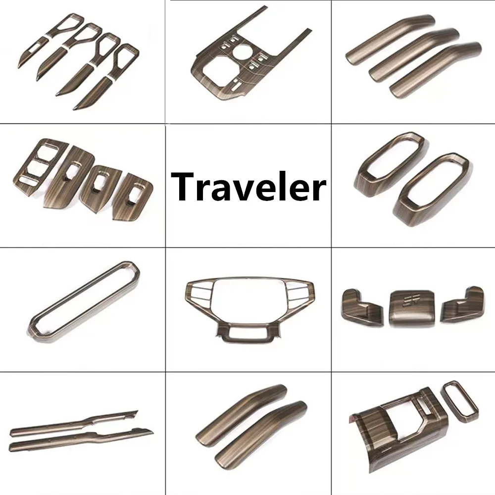 

Панель для декора салона автомобиля, модифицированный обвес, дефлектор кондиционера, панель центрального управления, панель переключения передач для Jetour Traveler T2