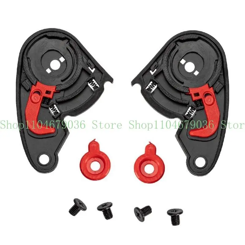 652F 1Pair Motorbike Helmets Visors Base Plate LensHolder For NZI TENDY Helmets Lens Fixing Base