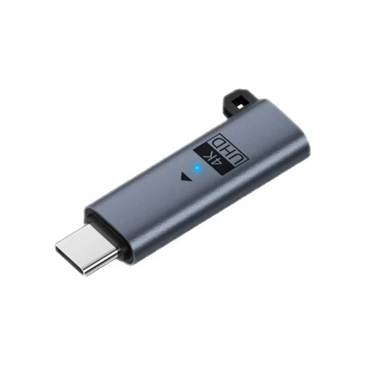 T35C Type-C 4K@60Hz 1080P Virtual Display Adapter USB C DDC EDID Dummy Plug Headless Ghost Display Emulator Space Gray