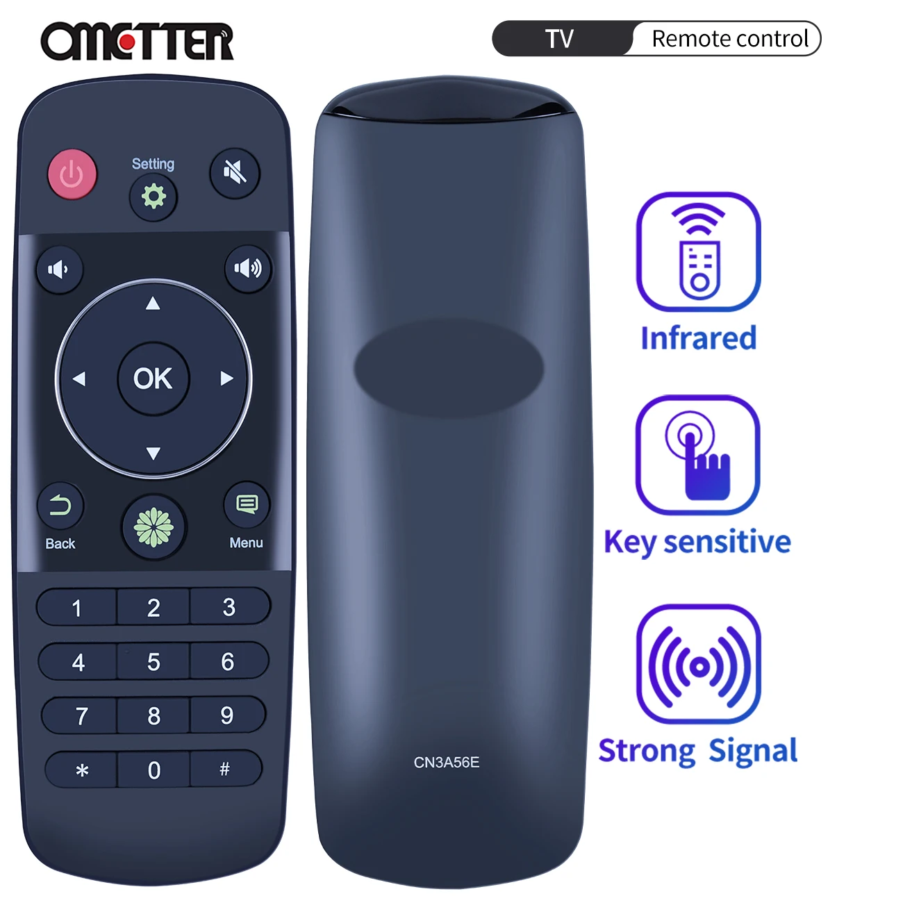 

Original CN3A56E for Hisense SMART TV Remote Control