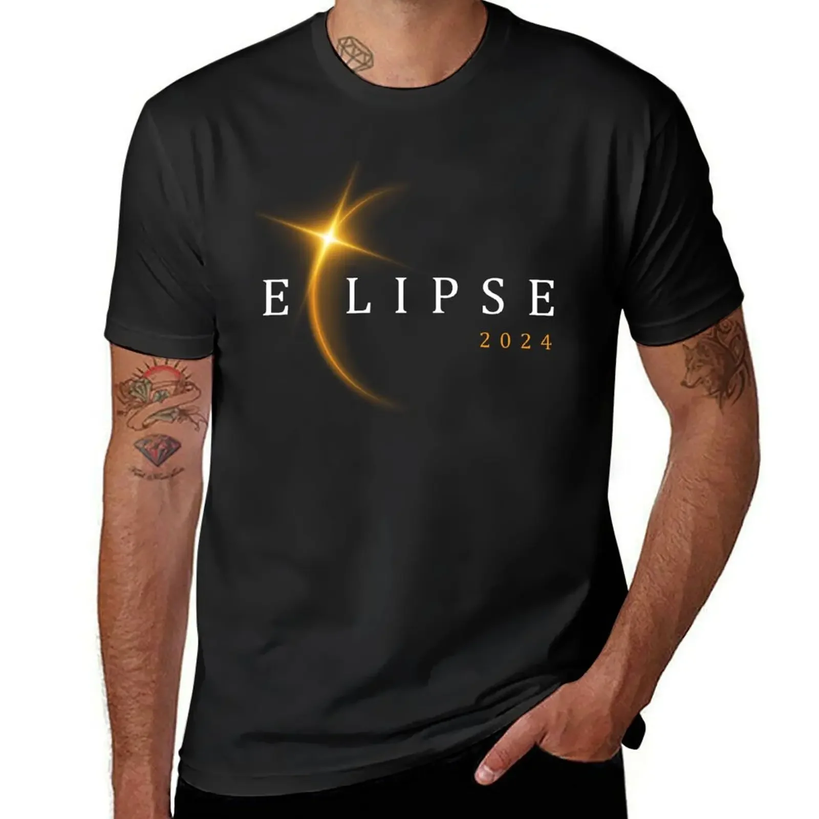 

Total Solar Eclipse 2024 T-Shirt hippie clothes customs t shirts for men pack