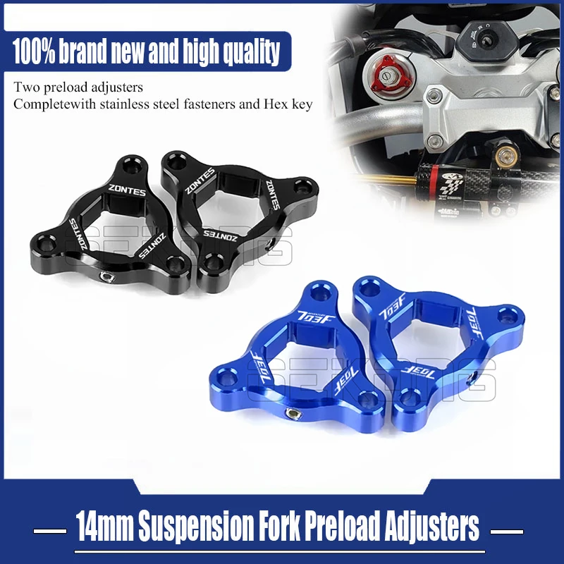 

For ZONTES 703F ZT703F ADVENTURE Motorcycle CNC Suspension Fork Preload Adjuster