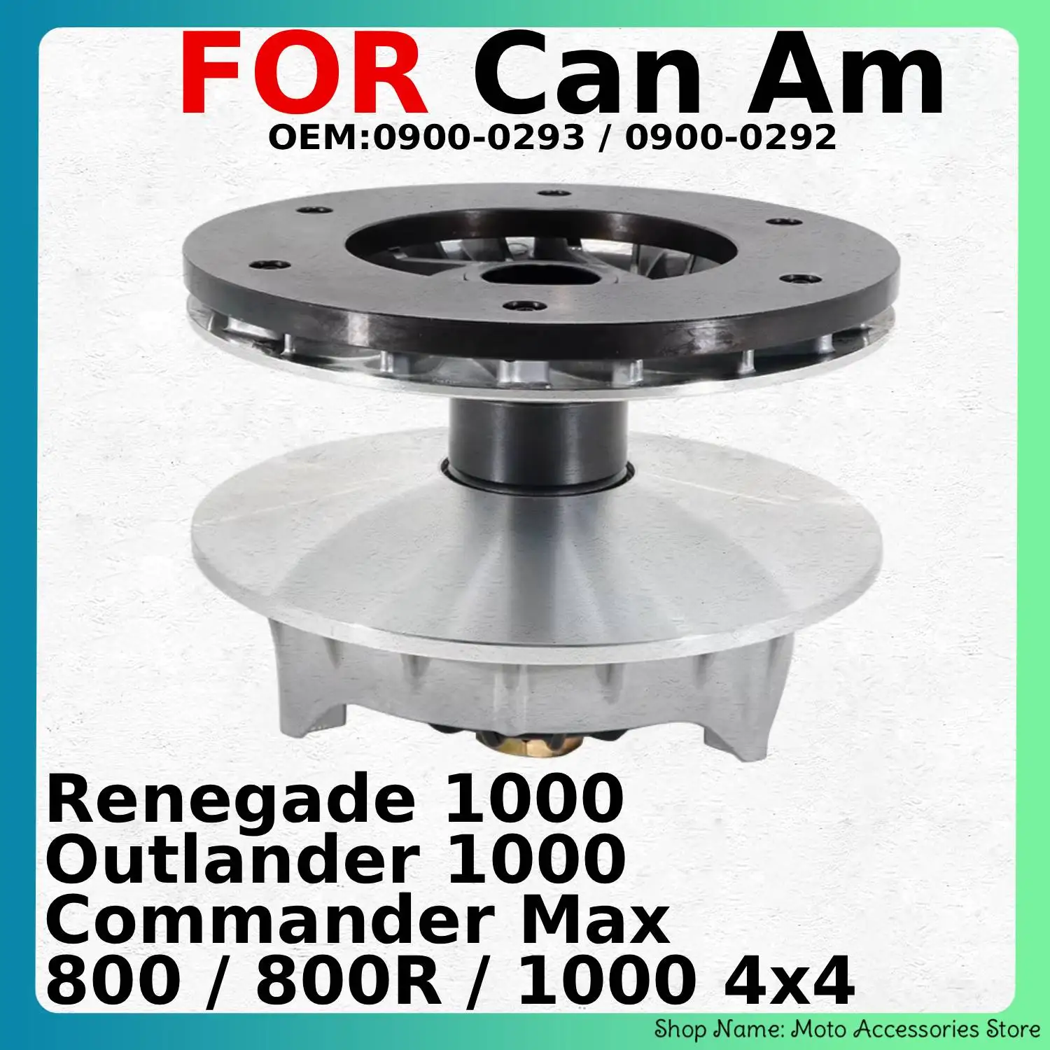 SECONDARY CLUTCH Fits for Can Am Commander Max 800R 1000 4x4 XT DPS XTP EFI OEM:0900-0292 Motorcycle Parts