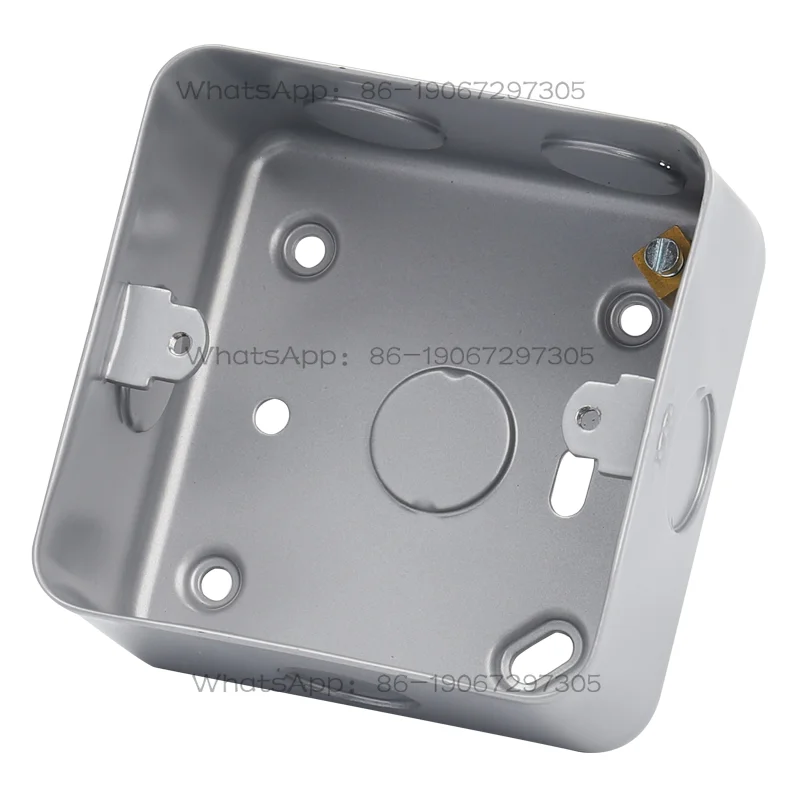FP-897 Power Switch Socket 86 Type Household Dark Box Bottom Box Low Carbon Steel Material