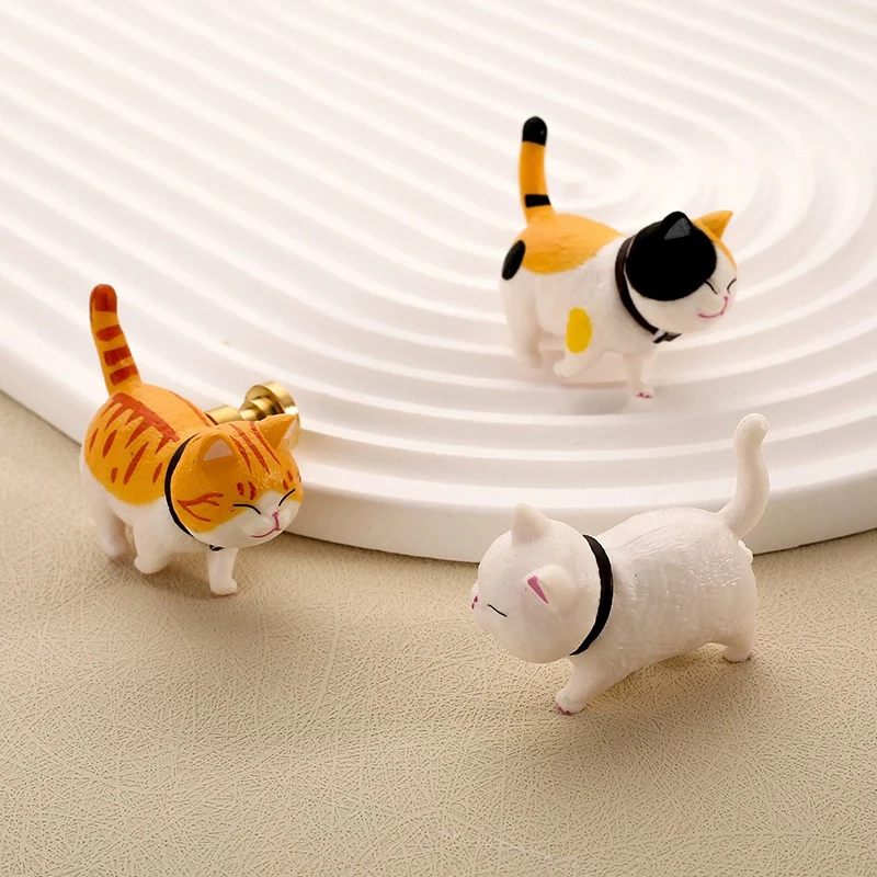 Animal Shape Kitchen Cabinet Knobs for Kids Room Cartoon Cat Furniture Handles Drawer Handle Colorful Cabinet Handle Hardware