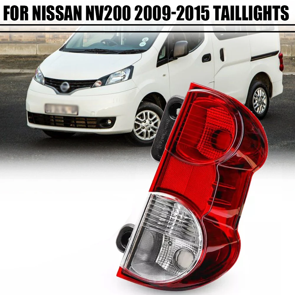 Left/Right Side Red Tail Lamp For Nissan NV200 2009 2010 2011 2012 2013 2014 2015 Rear Tail Light Brake Lamp with Wire Harne