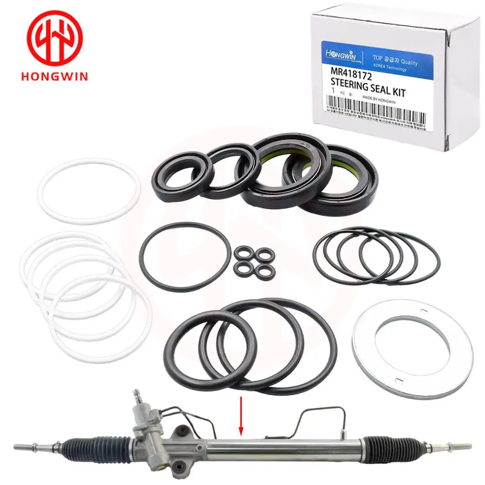 Power Steering Gear Repair Kit Oil Seal OEM MR418172 For Mitsubishi Adventure 1999-2016 2.5L Diesel Steering Box Overhaul Kit