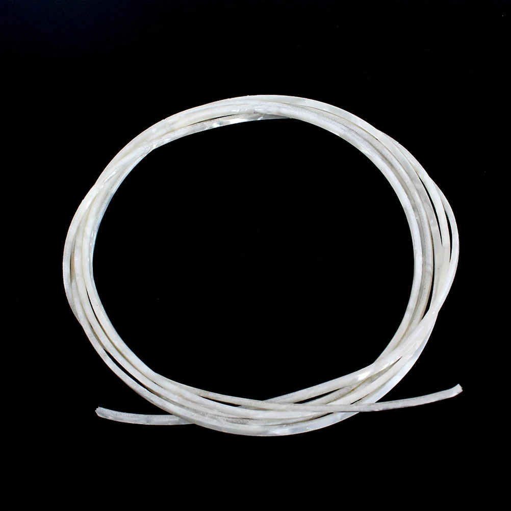 

White Guitar Binding Purfling Strips Trim Inlay for DIY Luthier Projects Durable High Grade Material Binding Strip