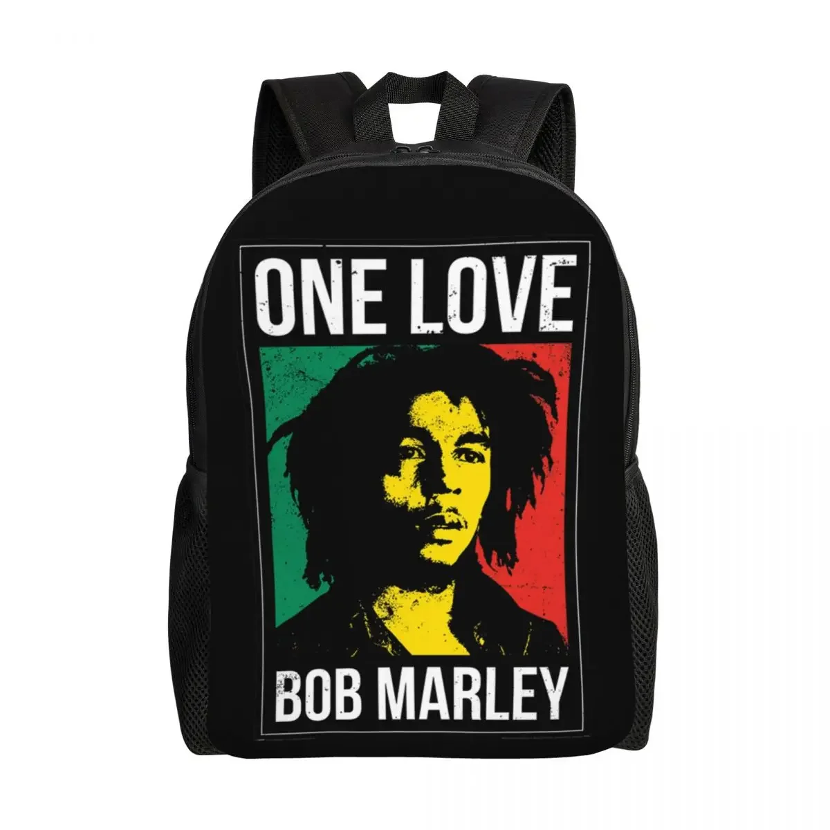 

Пользовательские рюкзаки Jamaica Reggae Rock Bob Marley для мужчин и женщин, водонепроницаемая школьная сумка для колледжа, сумка для книг с принтом
