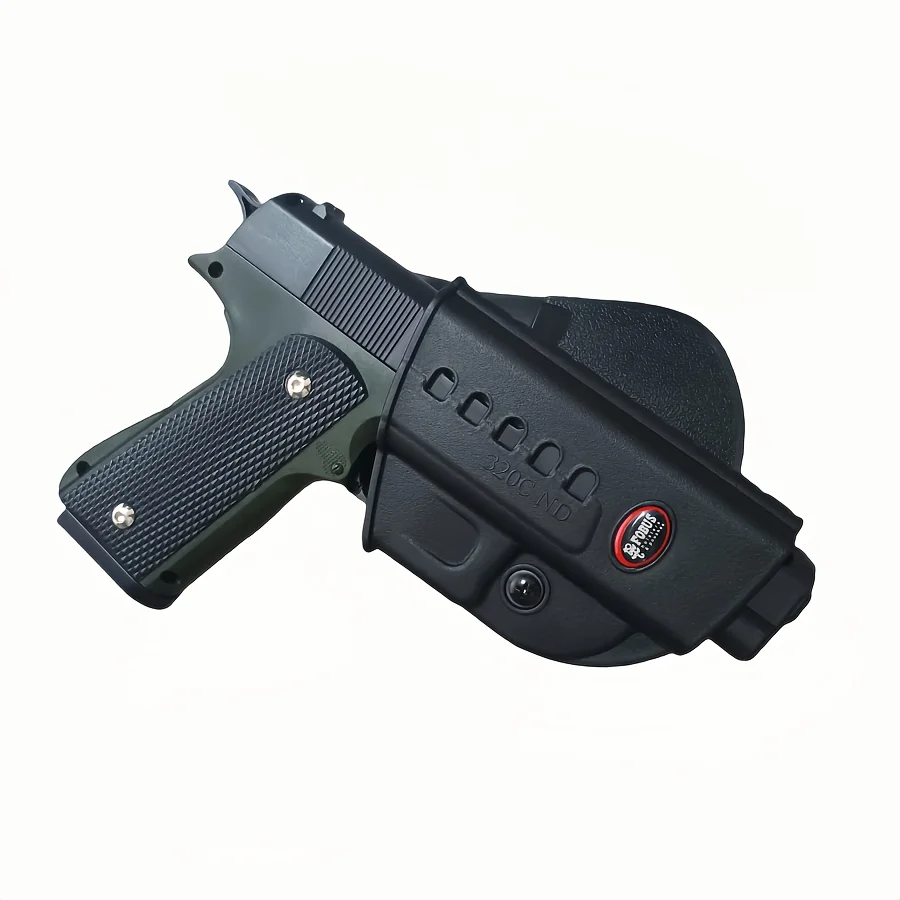 

Plastic Quick-Draw Hip Gun Holster Abs Material, Ambidextrous Design With Secure Buckle Closure For Cs Shooting & Tactical Use
