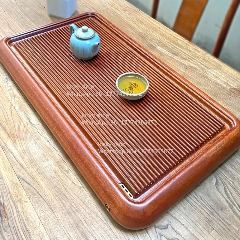 Tea Set, Tea Tray, Household 2026 New Office Coffee Table, Solid Wood Whole Log Rosewood