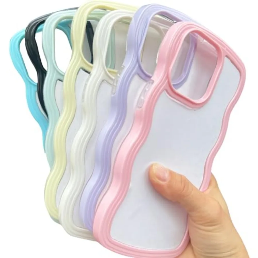 

5PCS Sublimation Blank Phone Case Cover Blank Printable Phone Case Compatible with iPhone 15 6.1-Inch DIY Heat Press Rubber Pro