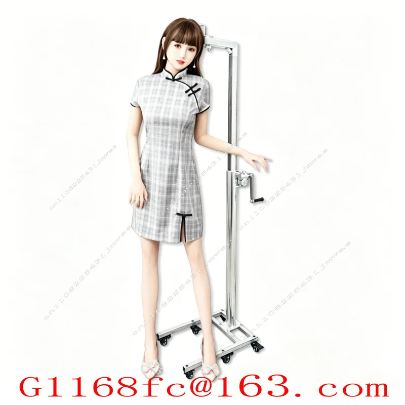 Increase The Load-bearing Solid Doll Figure Three-dimensional Bracket, Lengthen The Adjustable Height Mobile Six-wheel Lifting