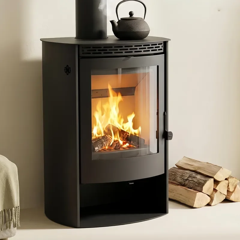 New Design Large Viewing Window Wood Stove Safe Touch Glass for Farmhouse