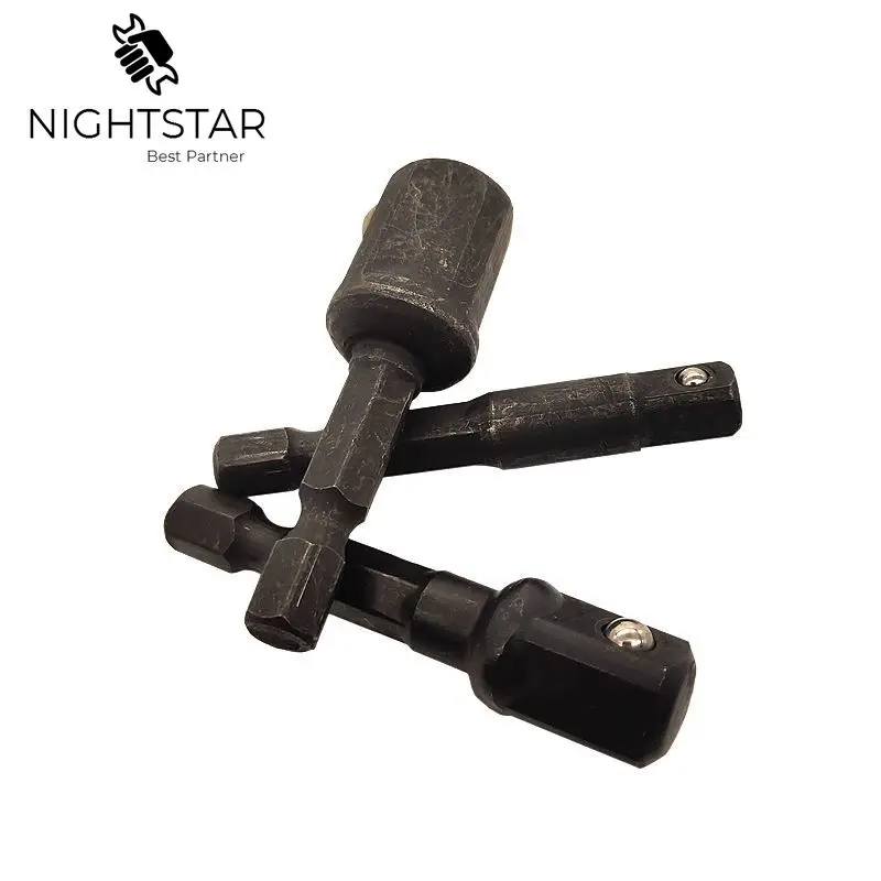 Krechtige-Juego de adaptadores de taladro de 4 piezas, 3 piezas, 1/4 ", 3/8", 1/2 ", enchufe cuadrado, destornillador de ángulo recto de 105 grados, herramientas manuales