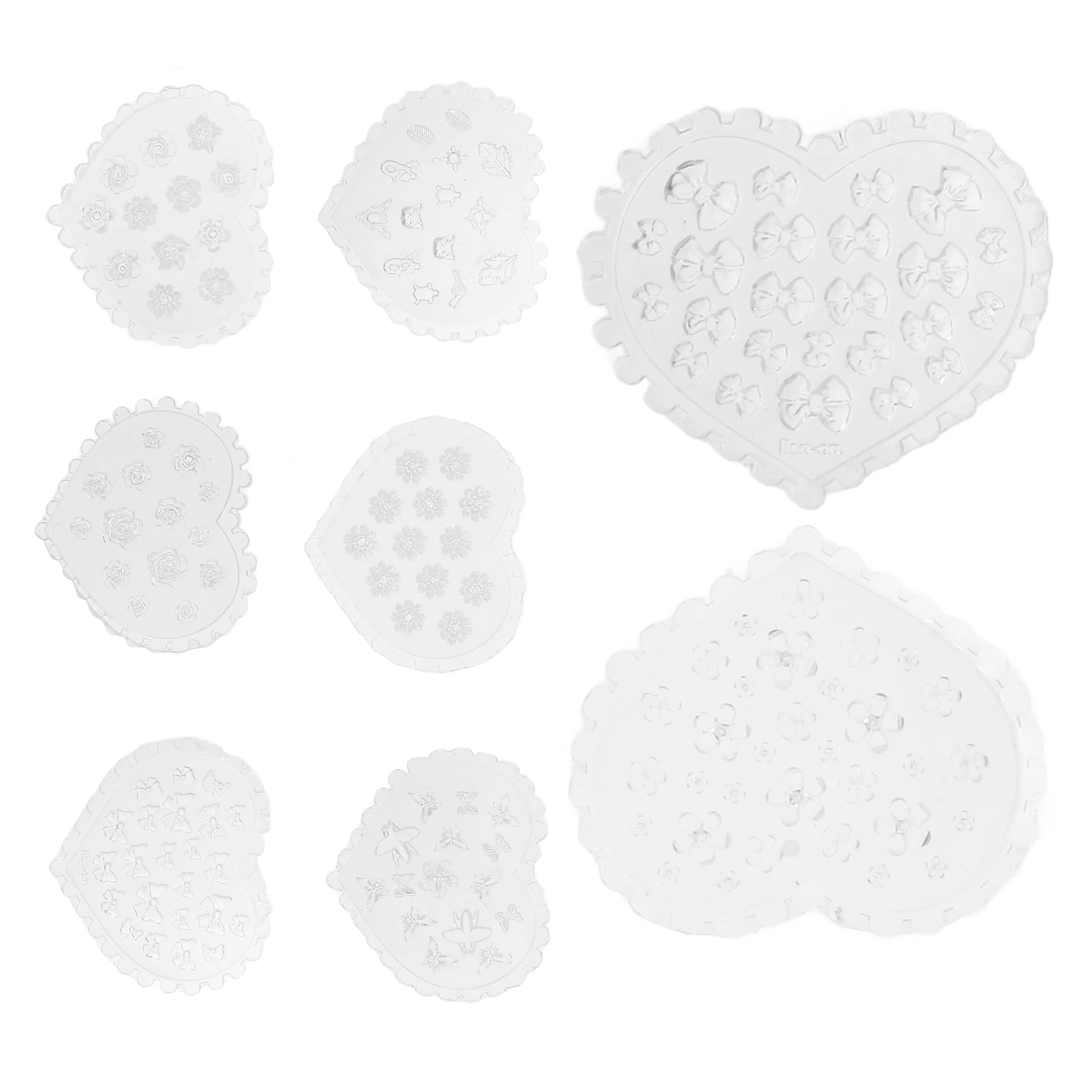 

8pcs Polymer Clay Mold for Jewelry Making Flower Resin DIY Crafts Tools Smooth Surface Selected Material Durable Storage