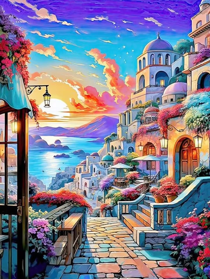 

Пазлы с видом на закат (500/1000/1200/2000 элементов) – Семейные игры для игровой комнаты, спальни, подарки, декор для дома