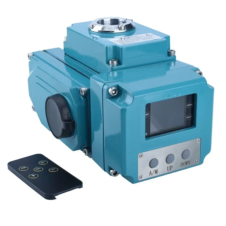 Remote intelligent adjustment of electric actuator 4-20mA input and output torque range 30N. m-2000N. m