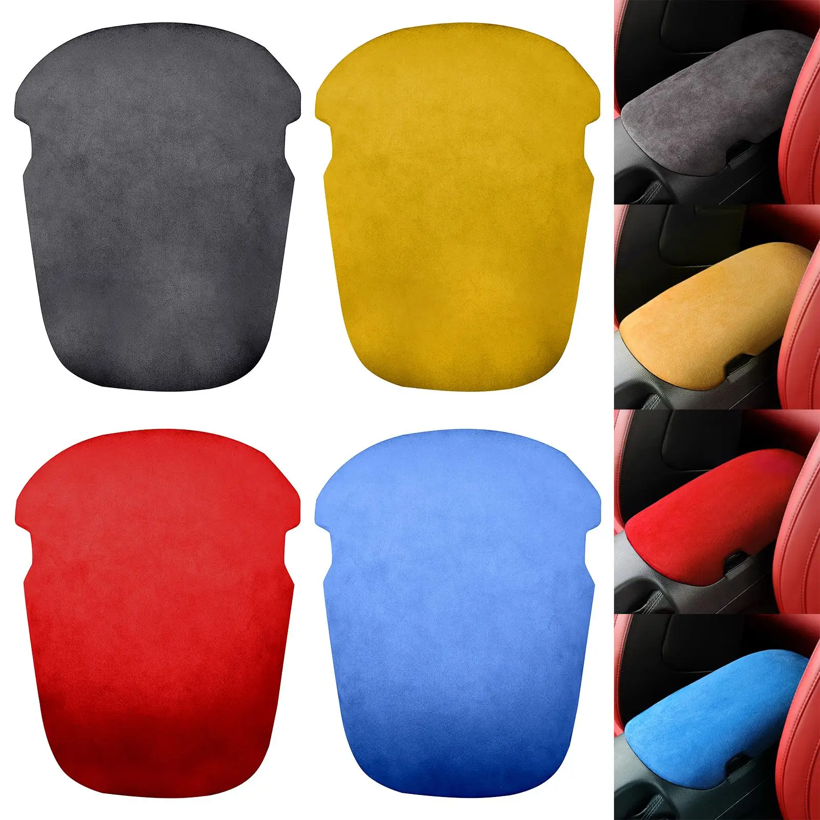 

Center Console Armrest Cover Fits for Ford Armrest Box Cushion Decor