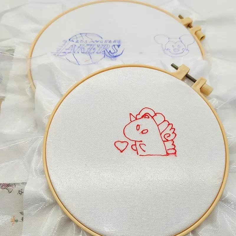 2026 DIY Embroidery Cross-Stitch Water-Soluble Cloth Water-Washed Paper Dot Grid Drawing Water Elimination Line Embroidery Tools