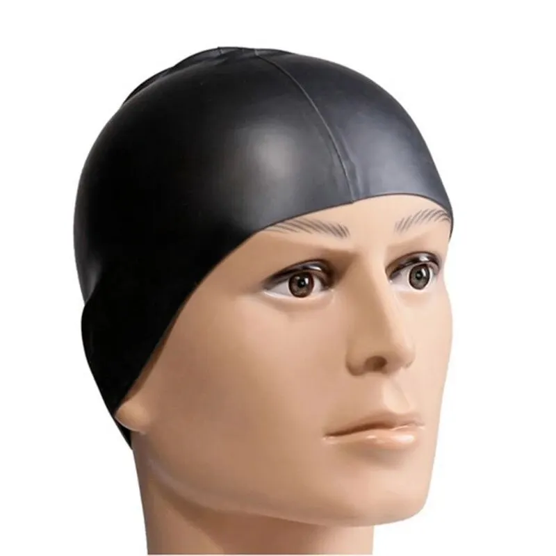 Swimming Cap Silicone Waterproof Swim Hat for Men Women Adult Kids Long Hair Pool Caps Diving Swimming Equipment Elastic Caps