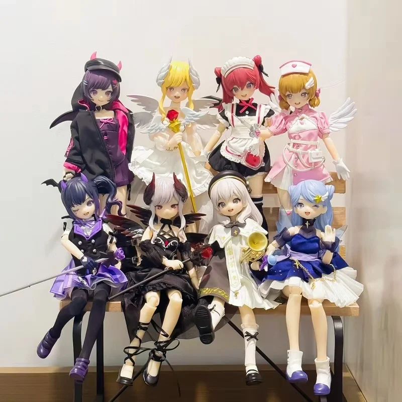 

В наличии Nightmare Twin Series слепая коробка мини-фигурка аниме модель со сменными нарядами Коллекционная кукла Декор для стола