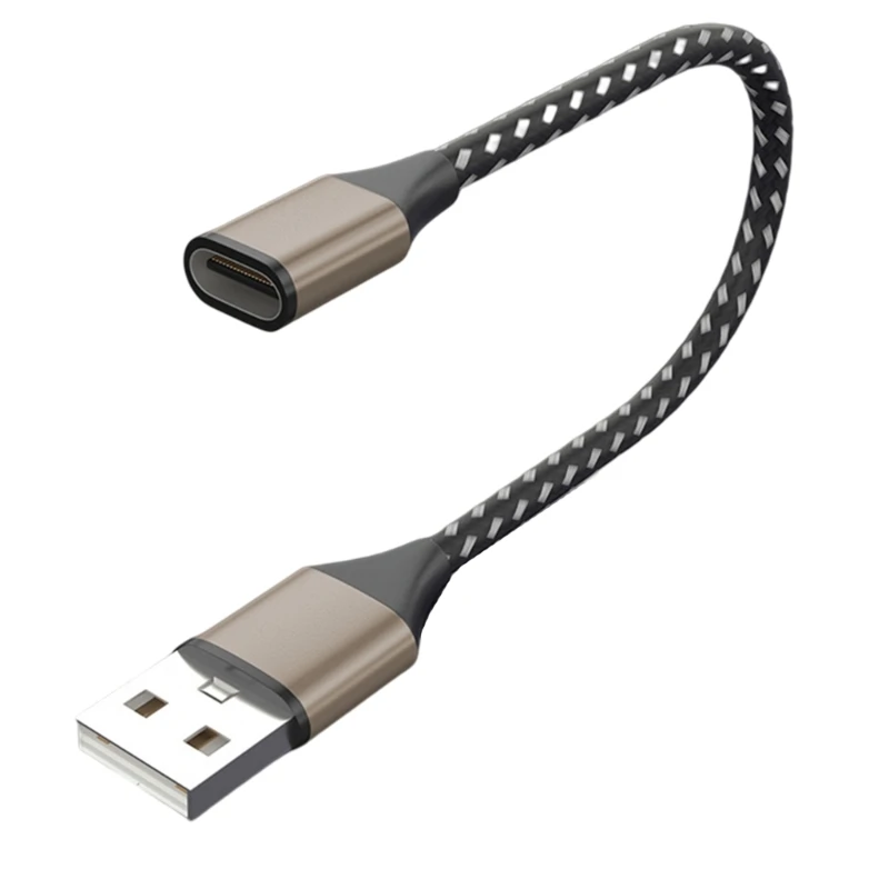 USB C Extension Cable Type C Female To USB 2.0 Male Extender Converter Data Transfer Adapter For Phone Laptop