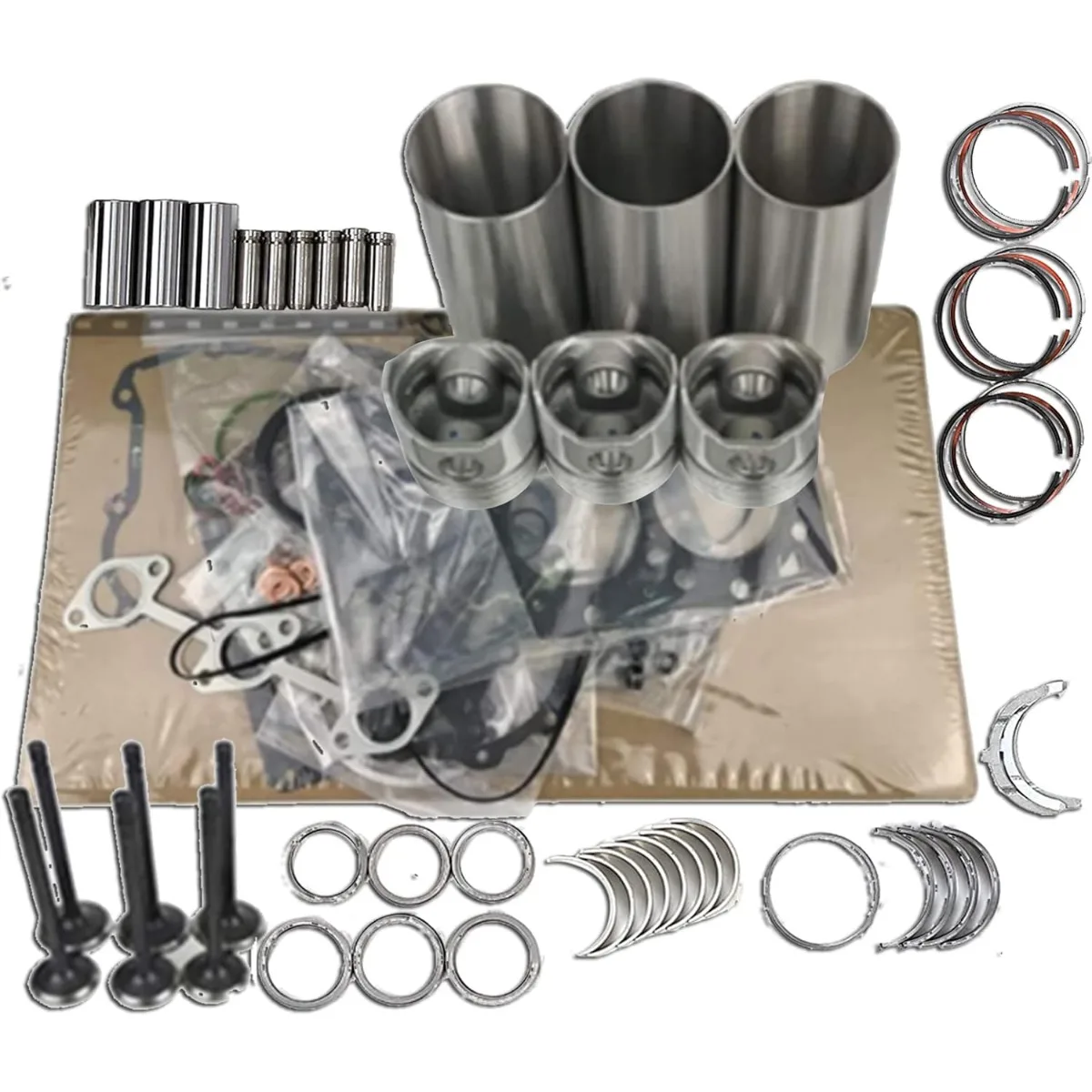 Overhaul Rebuild Kit Compatible with Kubota D1102 D1102A D1102AE Engine