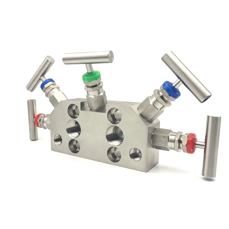 Integrated five valve set stainless steel flange five valve set 3051CD EJA differential pressure transmitter five valve set