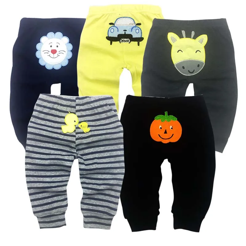 5Packs Unisex Baby Pants Spring Summer Kids Harem PP Trousers Cotton Knitted Boy Girl Toddler Leggings Newborn Infant Clothing