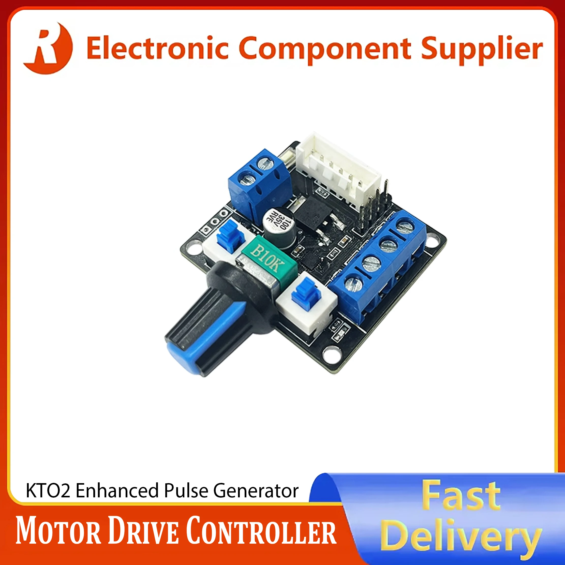 PWM/KT02 Enhanced Stepper Brushless Motor Controller Simplified Speed Controller PWM Pulse Generator Rotary Speed Control