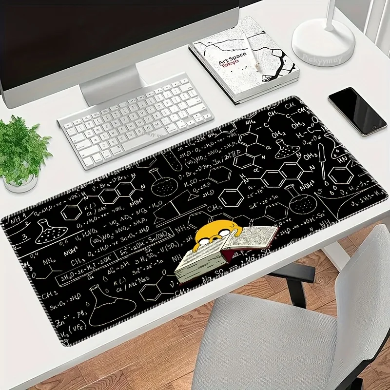 

Extra Large Black Chemical Mouse Pads - Japanese Gaming Home Mouse Pad, Office Keyboard Mat, Laptop Mouse Pad, Desktop Accessory
