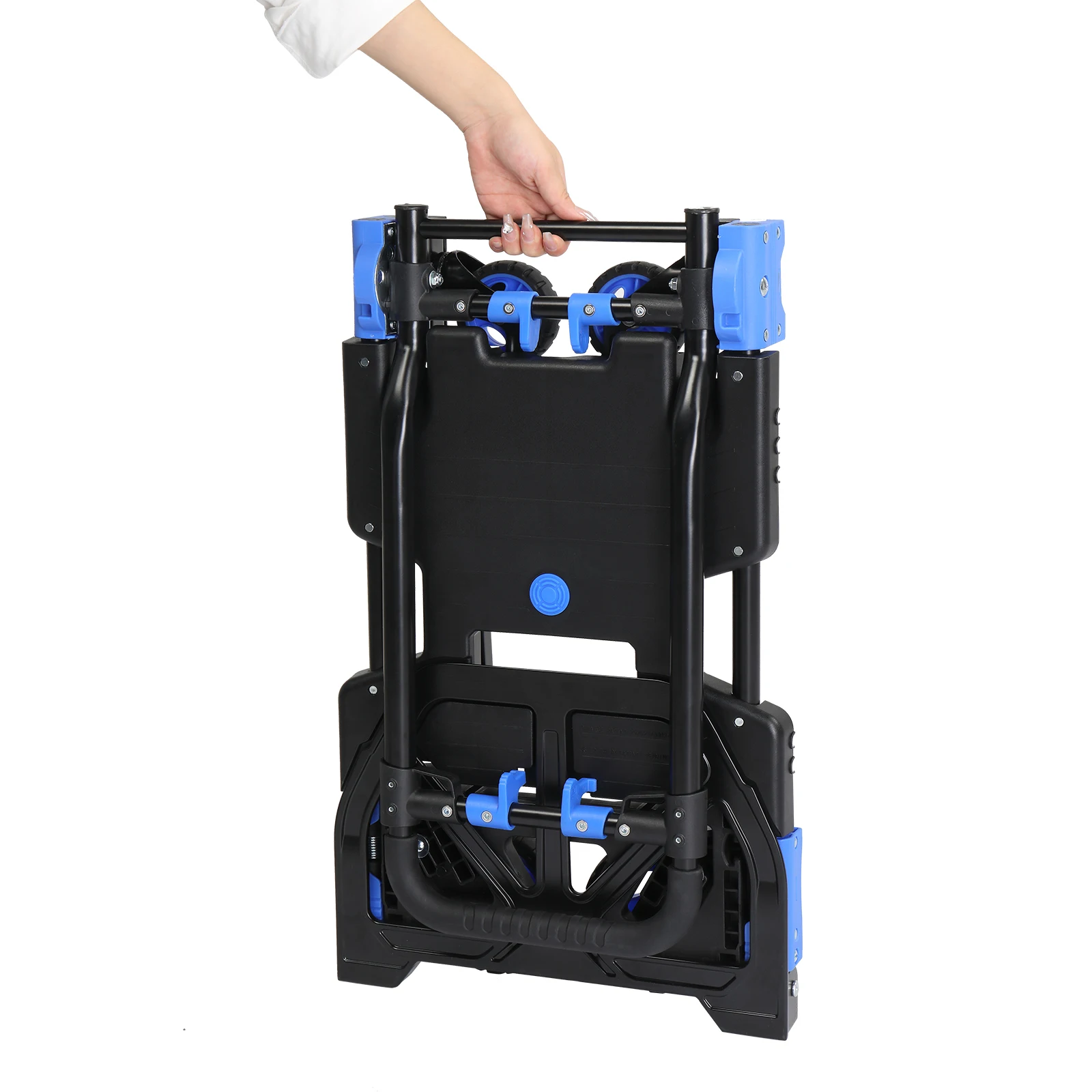 150Kg 2-In-1 Bagagewagen Blauw