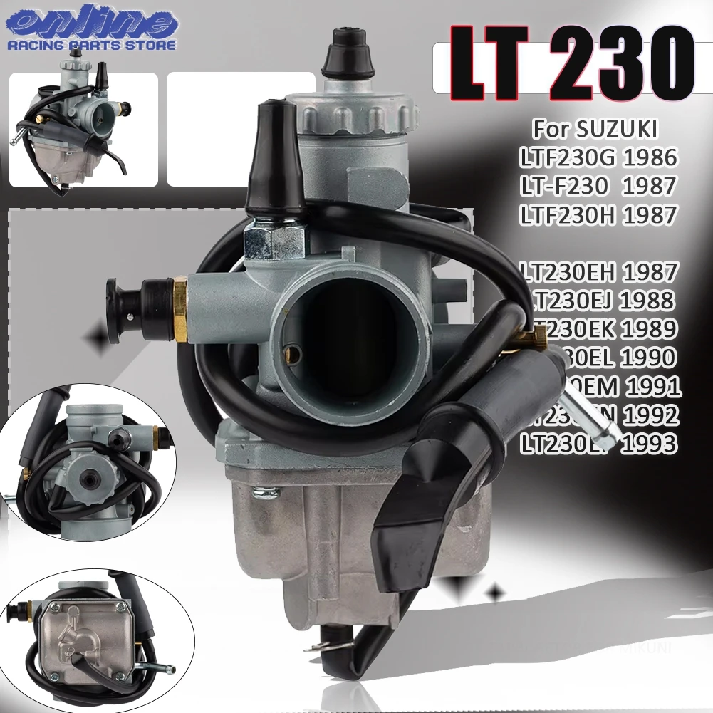 Motorcycle Carburetor For SUZUKI LT230 LTF230 LT-F230 LT230E LTF230H LT230EH LT230EJ LT230EK EL EM EN EP 1987 1986 Dirt Bike