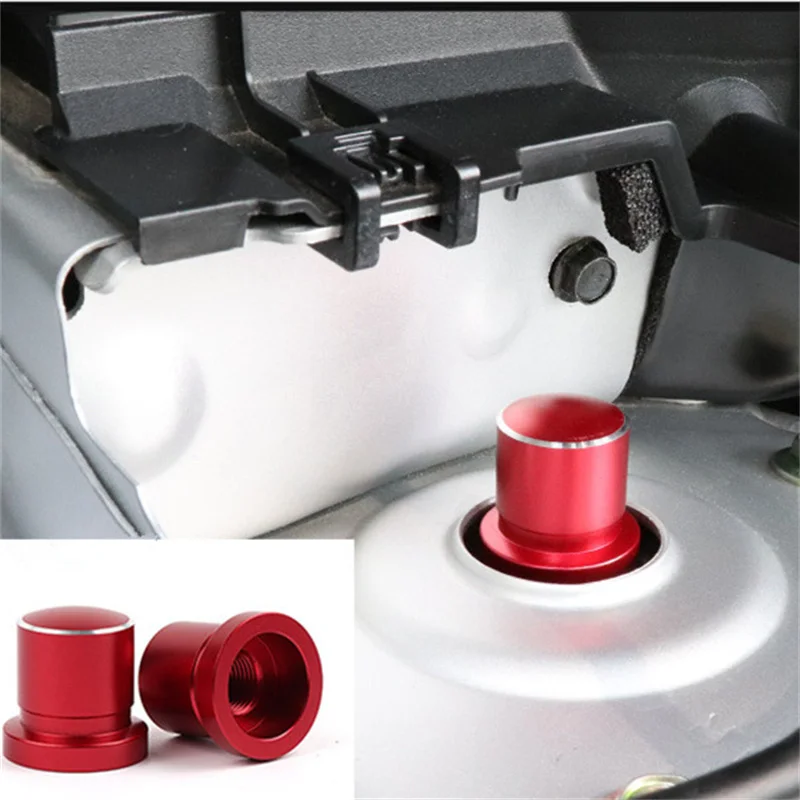1Pcs 알루미늄 자동차 충격 흡수 장치 나사 캡 커버 트림 닛산 Sylphy Qashqai J11 X-Trail Rogue T32 Altima Teana 용 방수