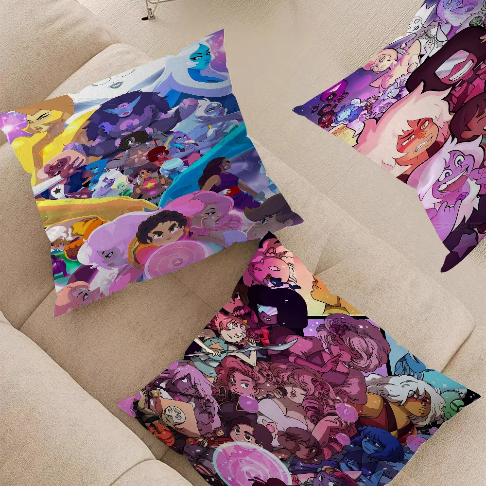 

Cartoon Network S-Steven U-Universe Pillow Cushion Cover Pillowcase Living Room Sofa Home Decor Customized