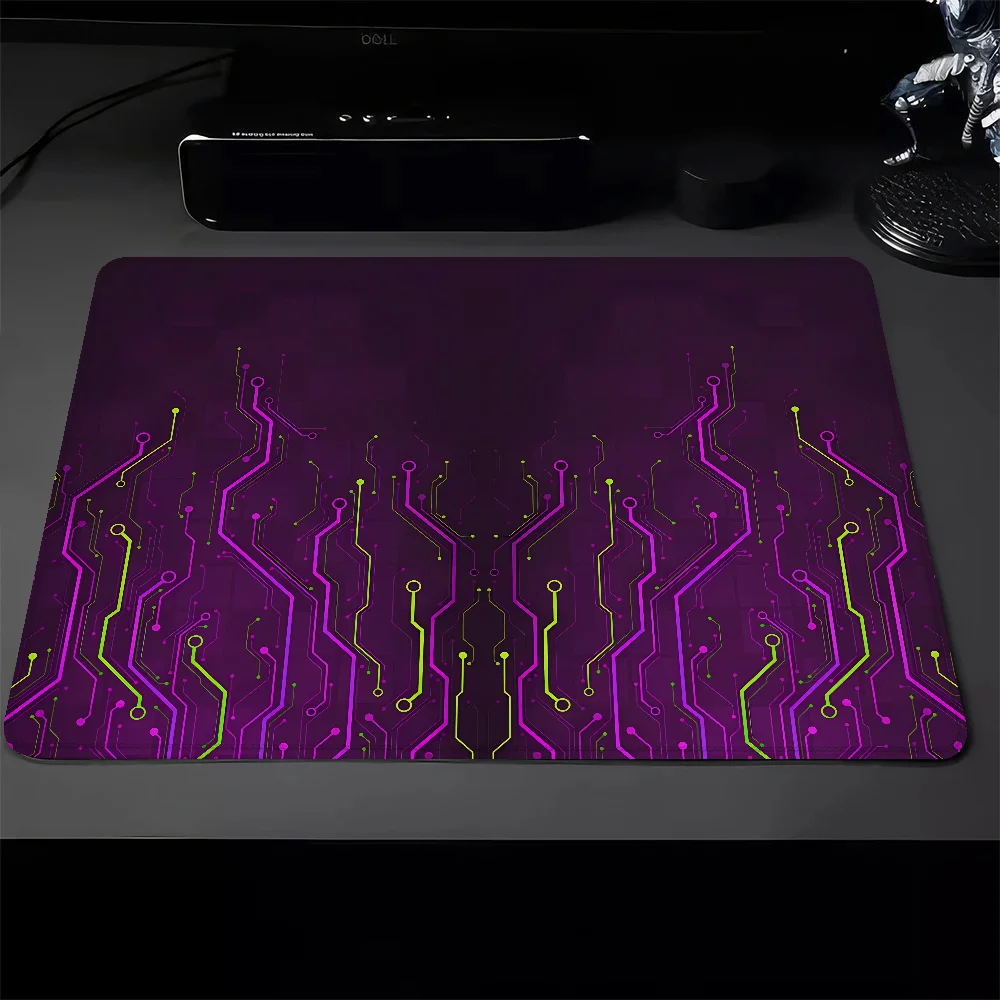 Small Computer Mouse Mats Circuits Desk Pad Gaming Pc Accessories Pad on the Table Deskmat Keyboard Mat Mausepad Gamer Cabinet