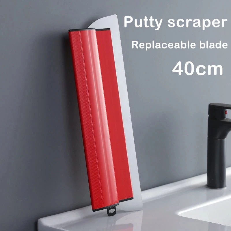 

Smoothing Spatula Wall Plastering Tools Stainless Steel Plastic Drywall Finishing Smoothing Spatula Paint Putty Scraping Tools