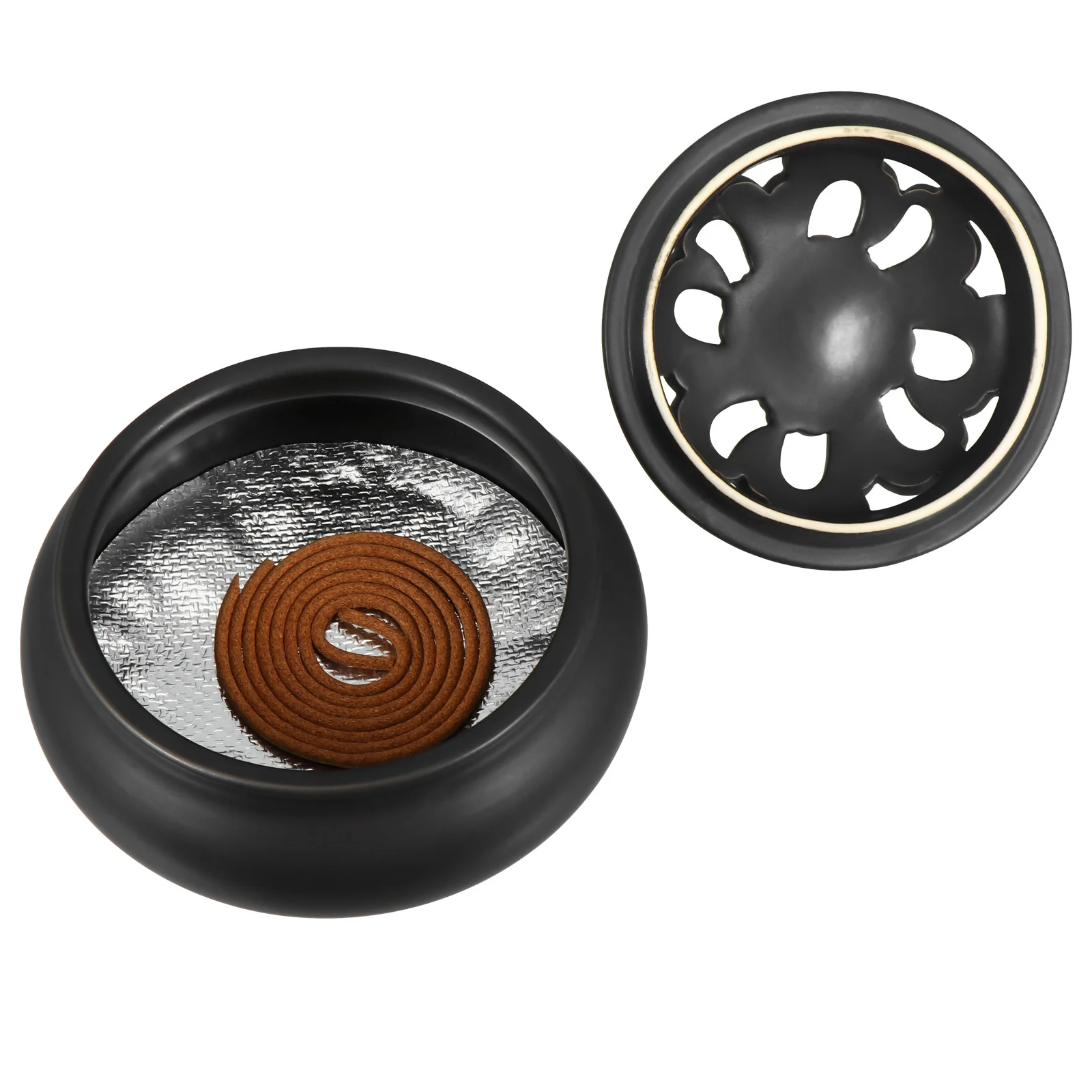 

Ceramic Incense Burner with Fine Craftsmanship Censer Holder Home Decor Relaxation Incense Burner