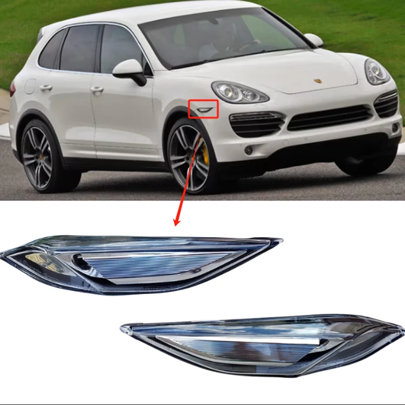 958631101 Car Front Side Fender Turn Singal Light Marker Lamp Leaf Side light For Porsche Cayenne 2011-2014  958631102