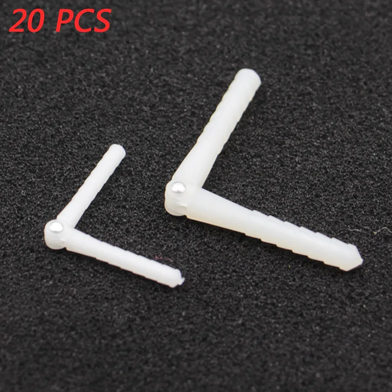 20pcs Pin Hinge Loose Leaf Needle Loose Leaf Hinge DIY Model Making Toy Accessories For RC Fixed wing Light Wood Airplane Parts