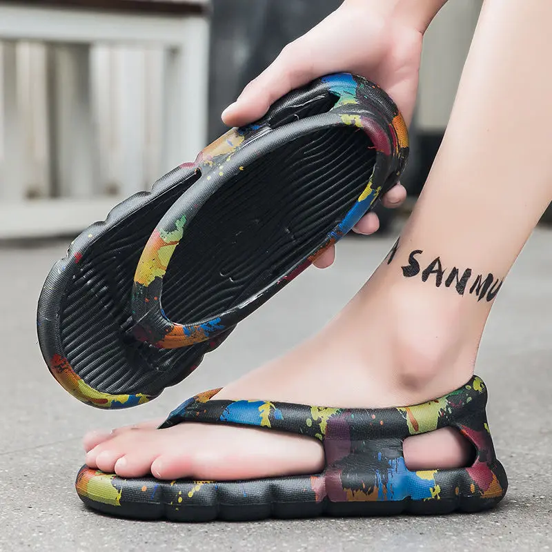 

Outdoor with Platform Shoes for Men Beach New Design 2025 in Welcome Deal Flip Flops Open Toe Original Luxury 39 Eva Man Sandals