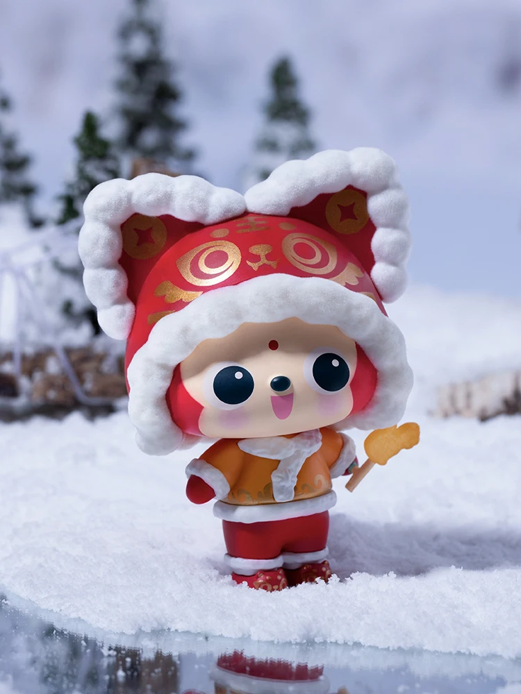 USER-X ali a raposa flocos de neve série caixa cega brinquedos cego anime figuras animais boneca bonito menina presente aniversário história linda