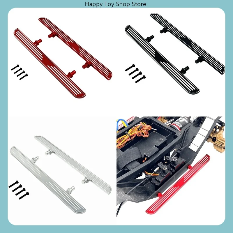 1/10 YK4106 YK4107 RC Car Metal Upgrade Left & Right Side Steps Spare Parts