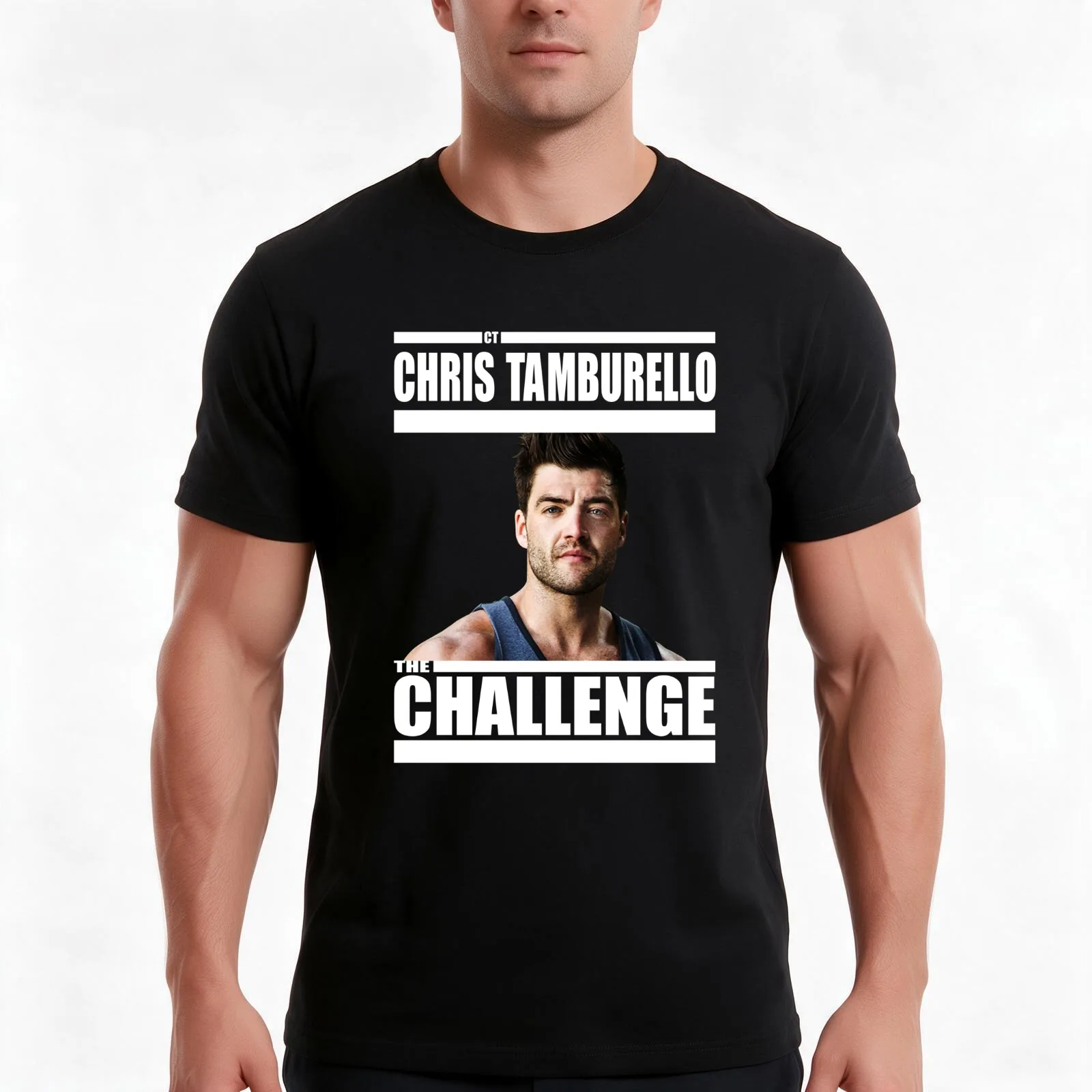 The Challenge Ct Shirt T-Shirt, Summer Casual Cotton Tee, Oversized Streetwear Tops, Vintage Graphic Print, Unisex Men Women