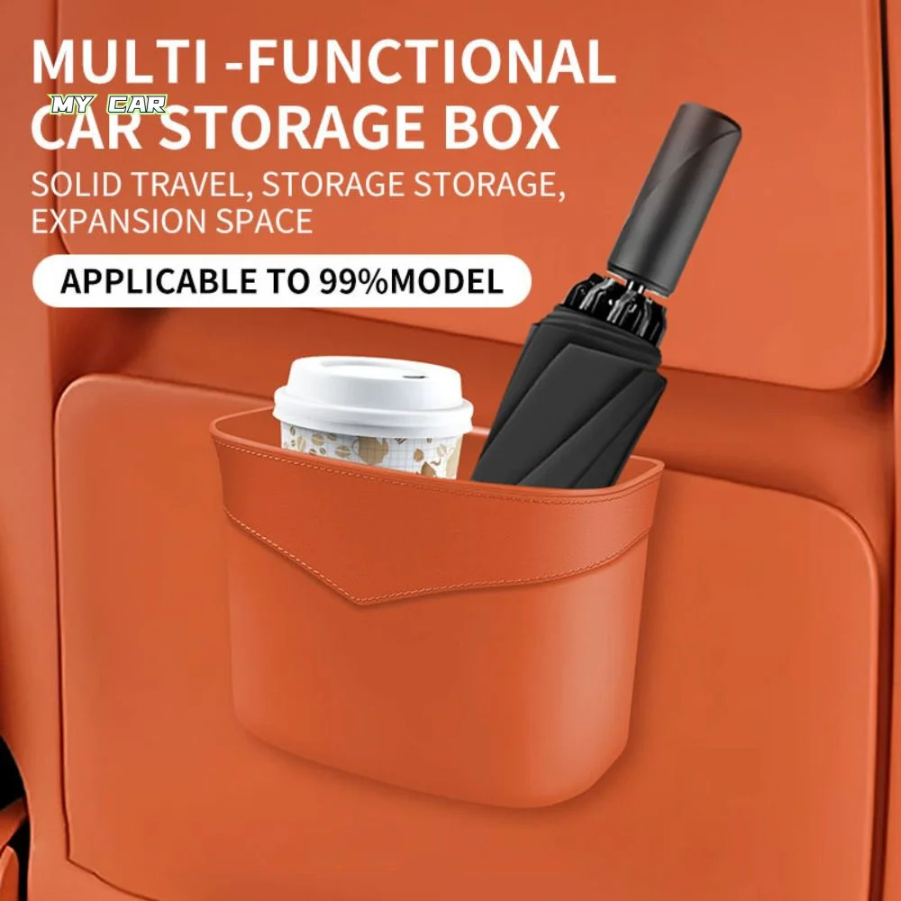 

Seat Backrest Car Trash Can Miscellaneous Items Water Cup Car Hanging Storage Bucket Hanging Rear Row Door Suspension