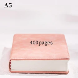 A5 Notebook Thick New Soft Leather Business Notebook Office Student Diary Record Book