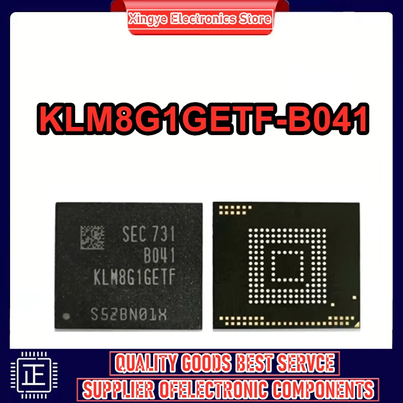 KLM8G1GETF-B041 8GB 5.1 version IC 0-10 audio font library eMMC New Original in Stock