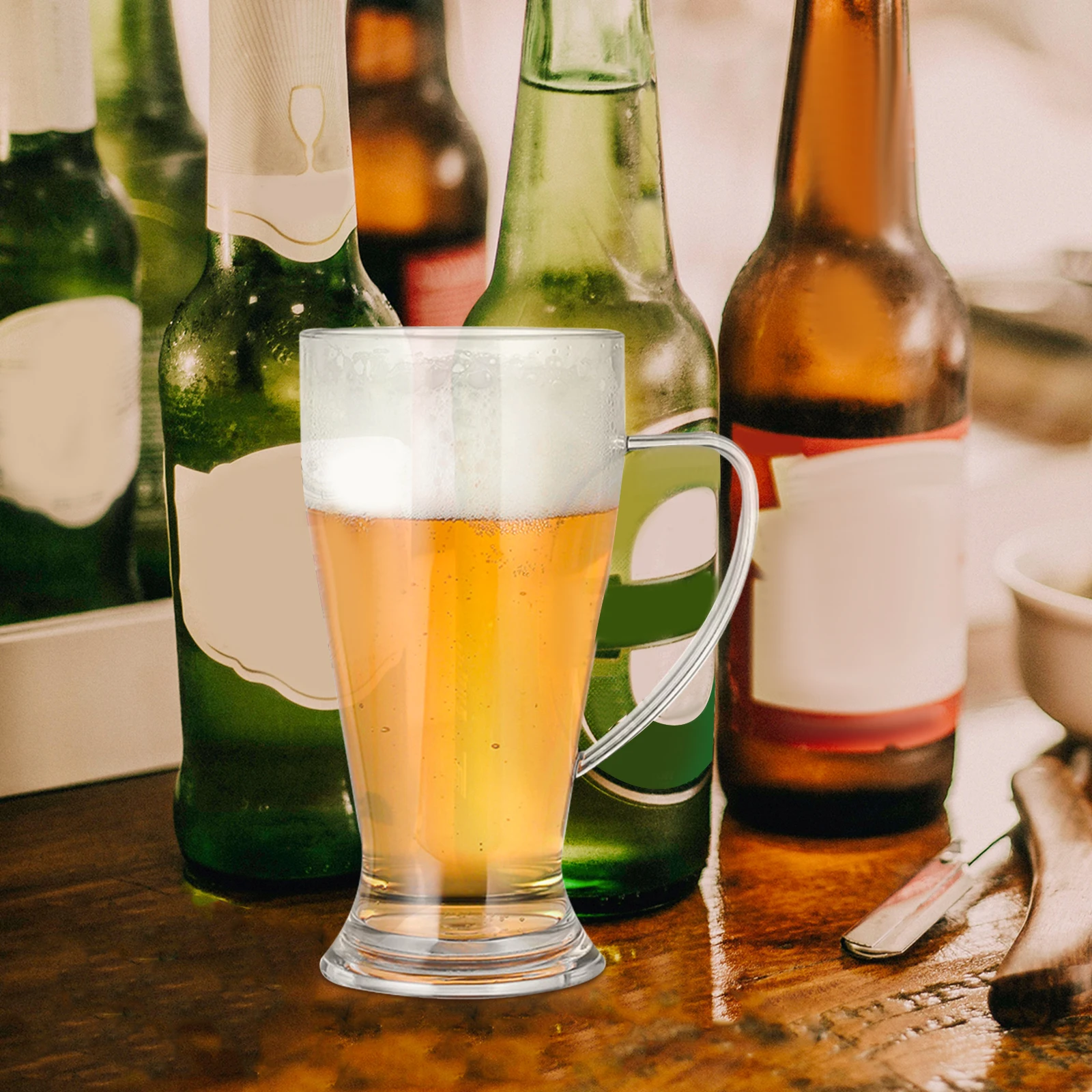 

460 Ml Bring A Juice Cup Glass Mug with Lid and Straw Large Mugs Glasses Tumbler