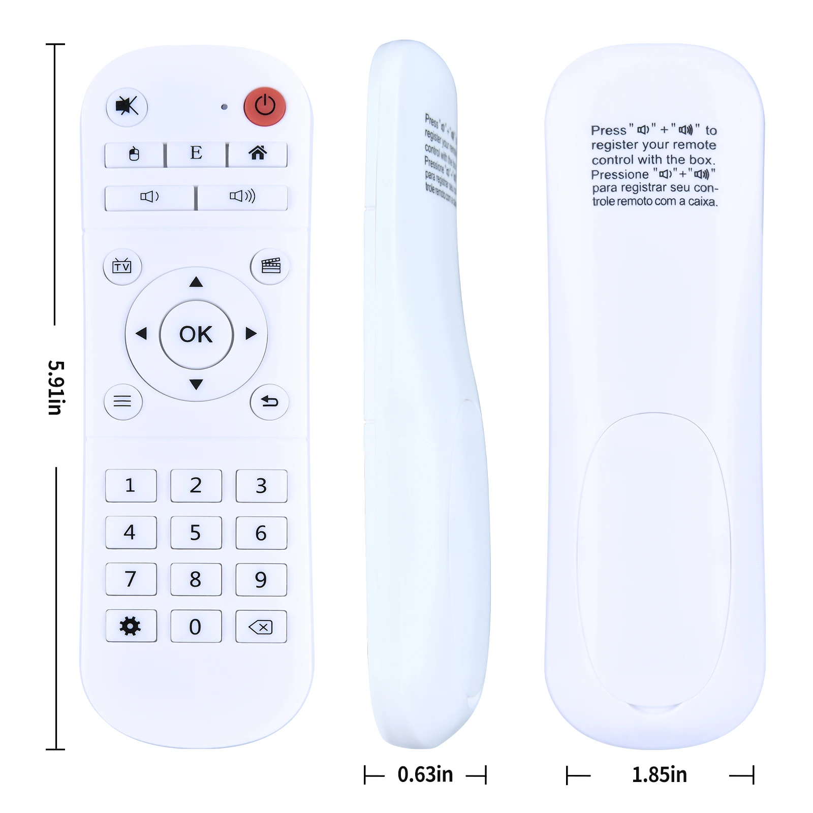 New Original Remote Control Use for BTV 2.4G B8 B9 BTV BX BTV B10 BTV B11 Controller Replacement